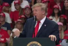 Trump lashes out at heckler during Florida rally: ‘Shut up dope’
