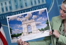 D.C., Virginia sue to block Trump’s 250-foot arch